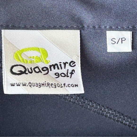 Quagmire Navy Blue Polyester Golf Shirt Women Size Small - Picture 9 of 9